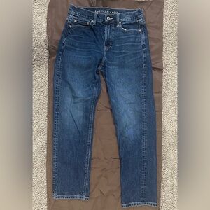 American Eagle Outfitters Dark Blue Straight Jeans